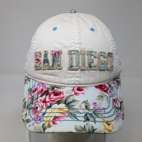San Diego Strapback Hat Multicolor One Size Floral Essencial Caps - Picture 2 of 9